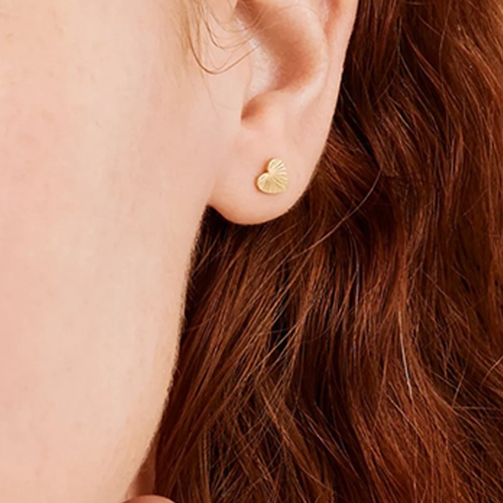 Madewell Czech Crystal & Goldtone Moon Nightlove Stud Earring Set - Picture 2 of 4